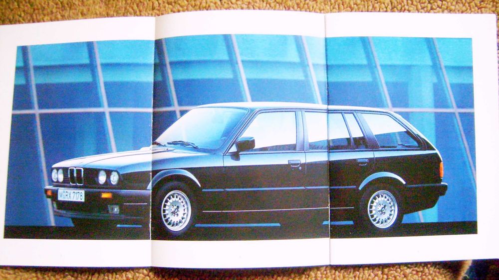 BMW 3 E30 Touring '91 / 318i 325i 324td / prospekt 38 str., stan BDB