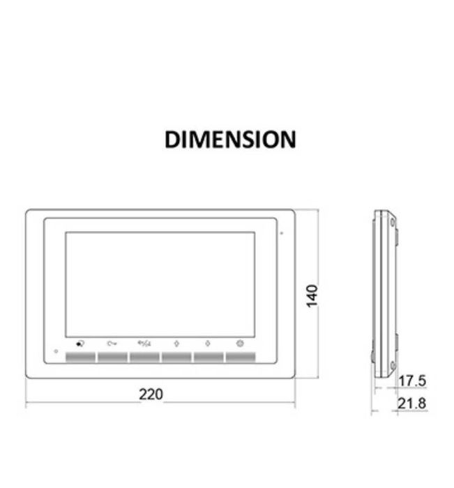 Botoneira Saliente Moradia C/ 1 Botão DT607C1