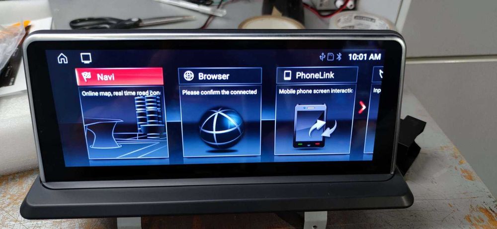 BMW Série 1 E81 E82 E87 E88 Rádio Android CCC CarPlay iDrive GPS