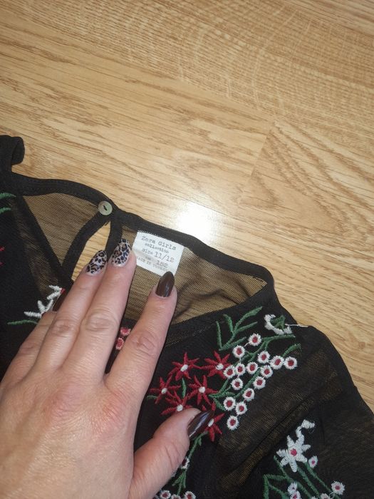 Komplet Bluzka Zara 152cm i spodnie h&M 164cm