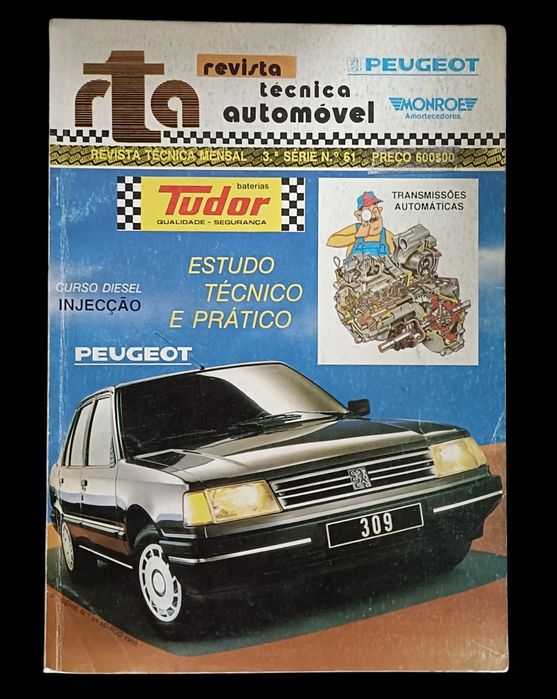 Manual mecânico Peugeot 309 Revista Técnica Automóvel