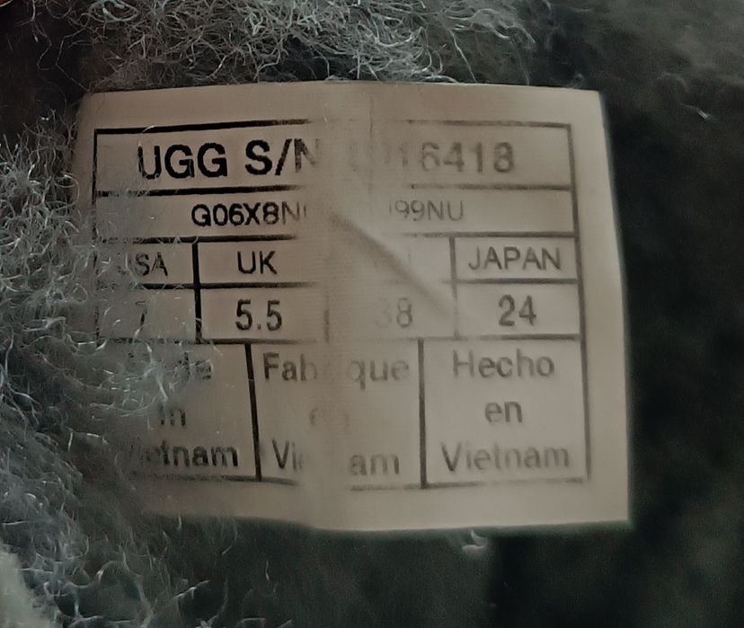 Buty UGG Ocieplane Wełniane Australia Śniegowce r. 38