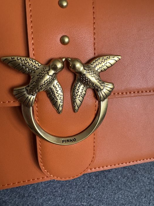 Torebka Pinko pomarańczowa Classic