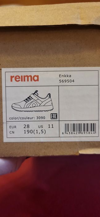 Reima, кросівки 28р