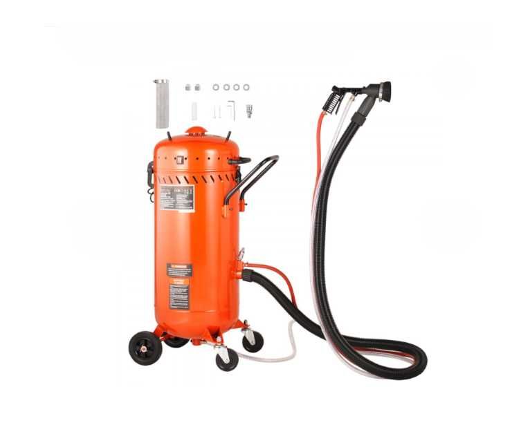 Mobilna Piaskarka 106L Skuteczne i Bezpyłowe Czyszczenie Powierzchni