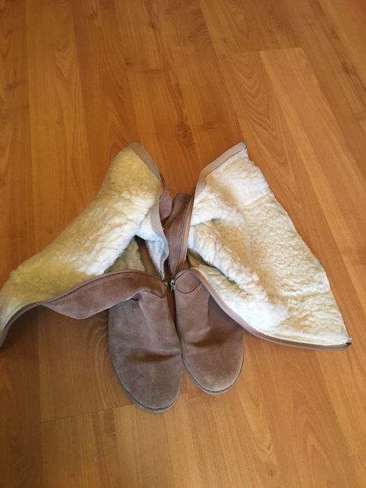 Kozaki zamszowe damskie