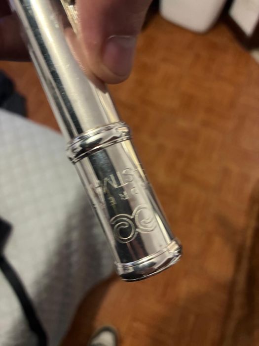 Flauta Transversal com Bocal em Prata e Ouro 18k – Nível Profissional