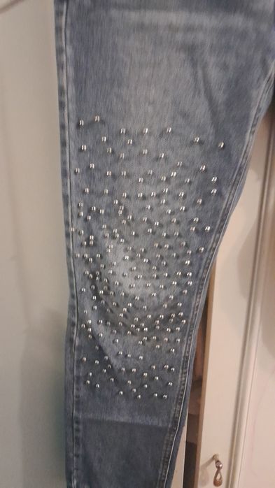 Śliczne spodnie jeansowe calzedonia xs