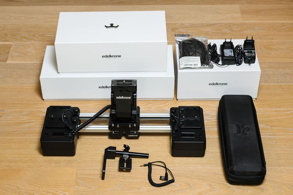 Slider EDELKRONE Plus Small + Module TARGET + Module ACTION