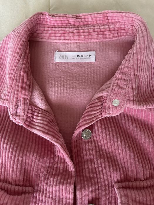 Camisa rosa bombazina Zara Kids 13-14 anos