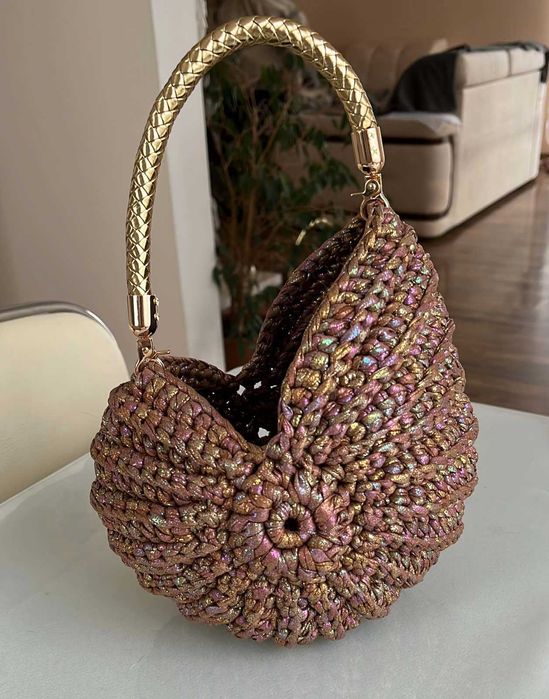 Сумка літня "МУШЛЯ". Ручна робота.