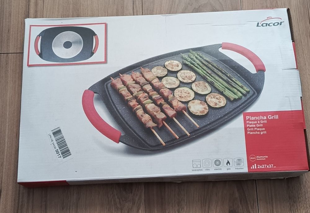 Talerz, płyta do grillowania na kuchenkę Lacor.