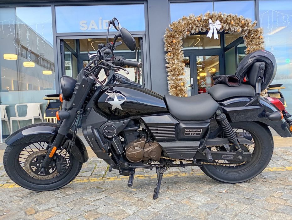 Maior 125cc da categoria, moto americana