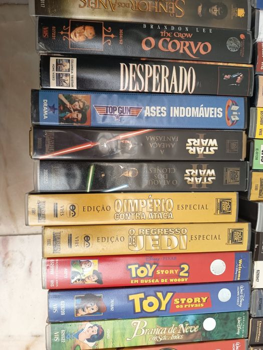31 Cassetes VHS lote