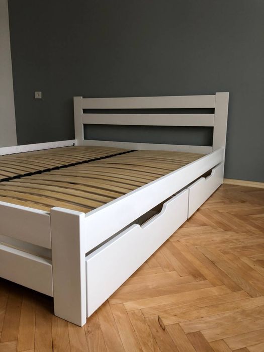 ВІД ВИРОБНИКА чудове деревʼяне ліжко з шухлядами кровать з ящиками