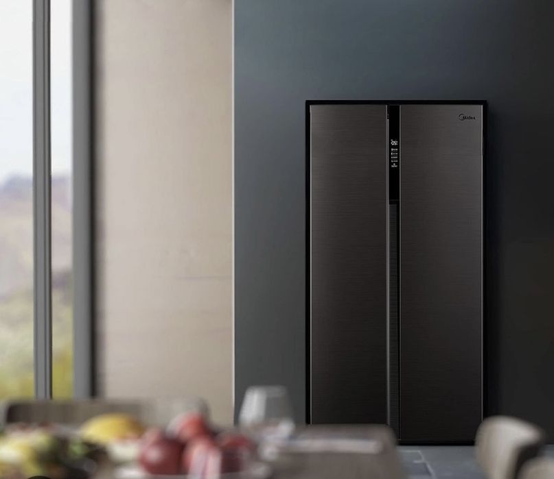 Холодильник сайд бай сайд черный(обмен)