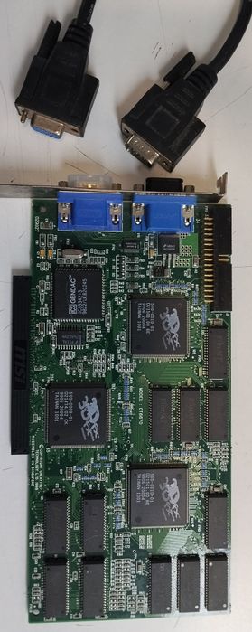Placa 3D 3dfx Voodoo 2 Creative Labs 12MB (CT6870) + Cabo Pass-Through Original
