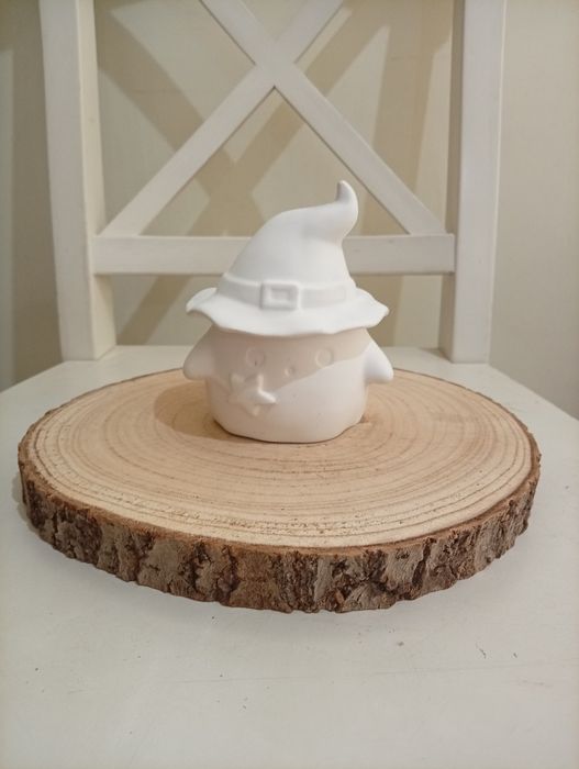 Gnomo em  gesso de natal para pintar