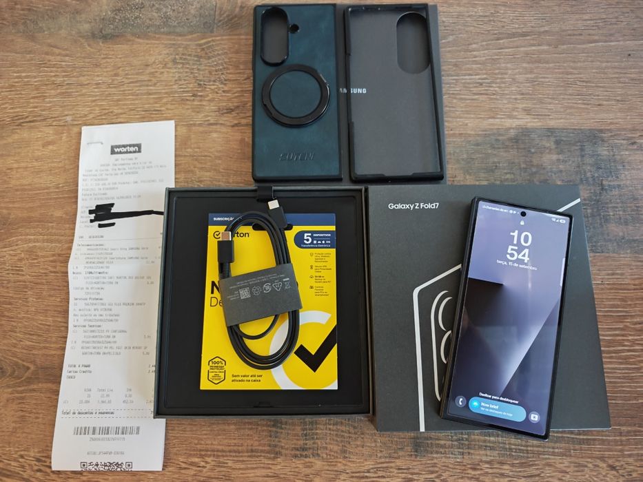 Samsung Z Fold 7 5G 12GB/256GB Preto  Titanium C/Garantia Aceito Retomas