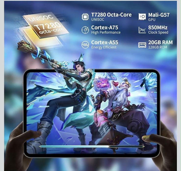 Teclast T65 13.4" IPS 120Hz  20GB RAM (8+12) DUAL SIM 4G LTE TABLET