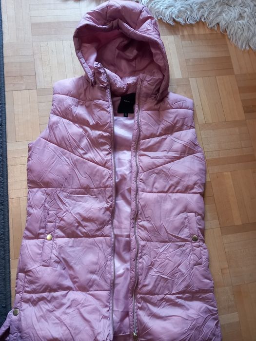 Kamizelka dziecięca z kapturem lekka wygodna na wzrost 152/158