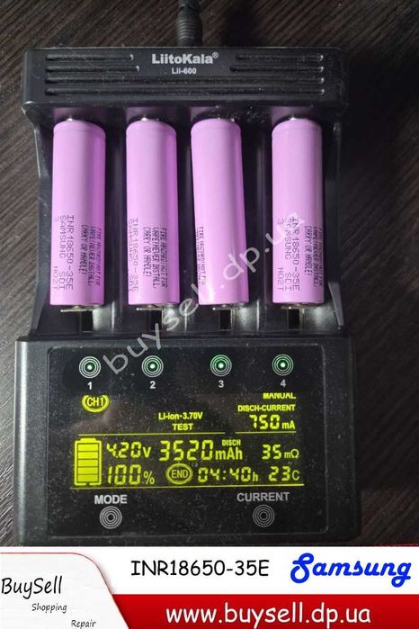 Новий Акумулятор Samsung INR18650-35E Li-ion 18650, 3500MAh/8A