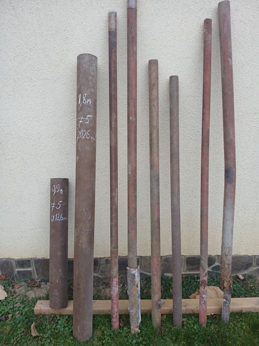 Металические заборние столбики.