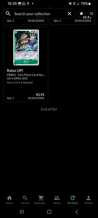 Cartas em japonês da expansão The Best de One Piece