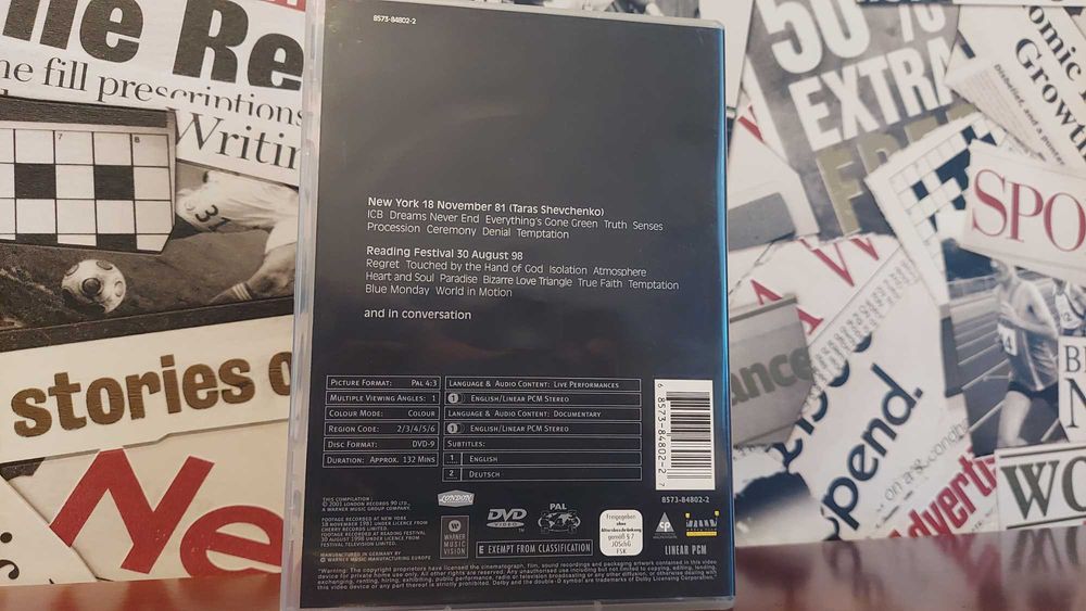 New Order - 3 16 Live Koncert na DVD