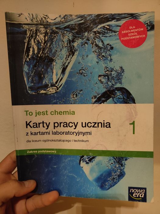 Chemia Karta pracy ucznia, klasa 1
