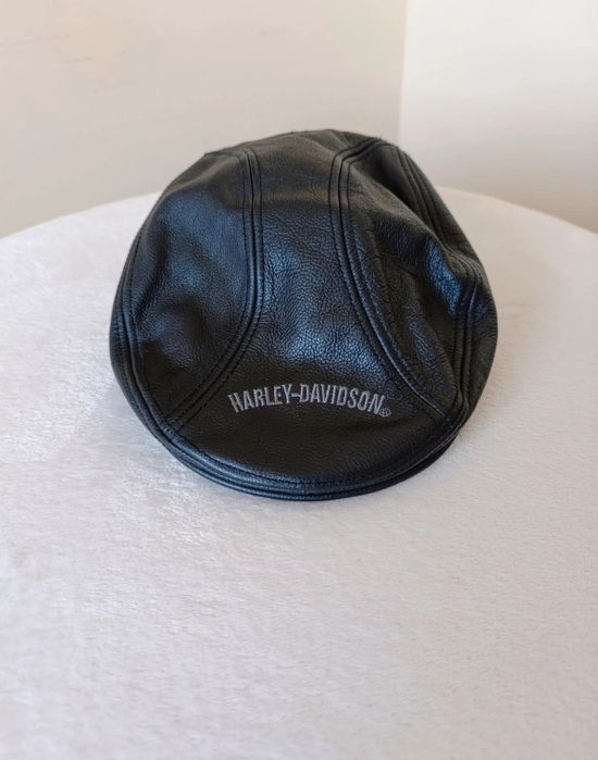 Kaszkiet skórzany czapka Harley-Davidson L