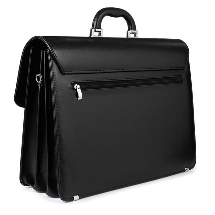 BELTIMORE torba skórzana eko teczka aktówka neseser V034 czarna