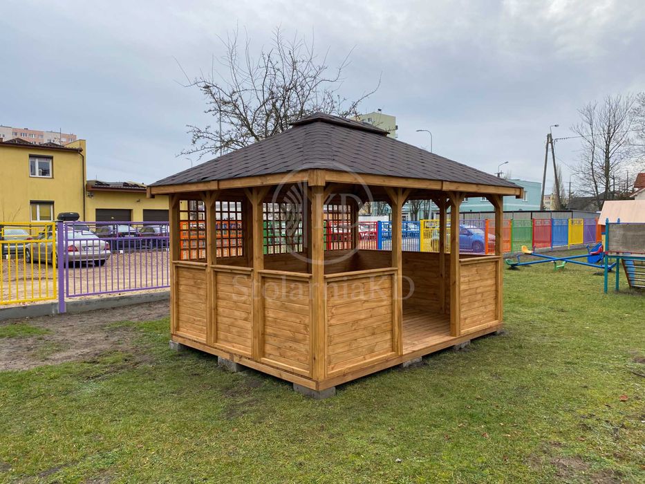 Altana ogrodowa 3x4m solidna altanka drewniana różne wymiary Producent