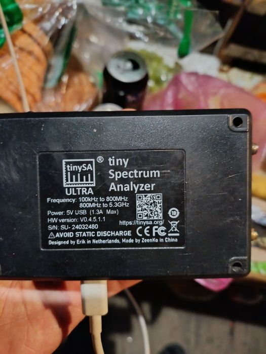 Анализатор спектра TinySA Ultra 6 ГГц