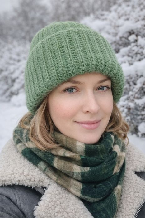 Шапка меринос+мохер