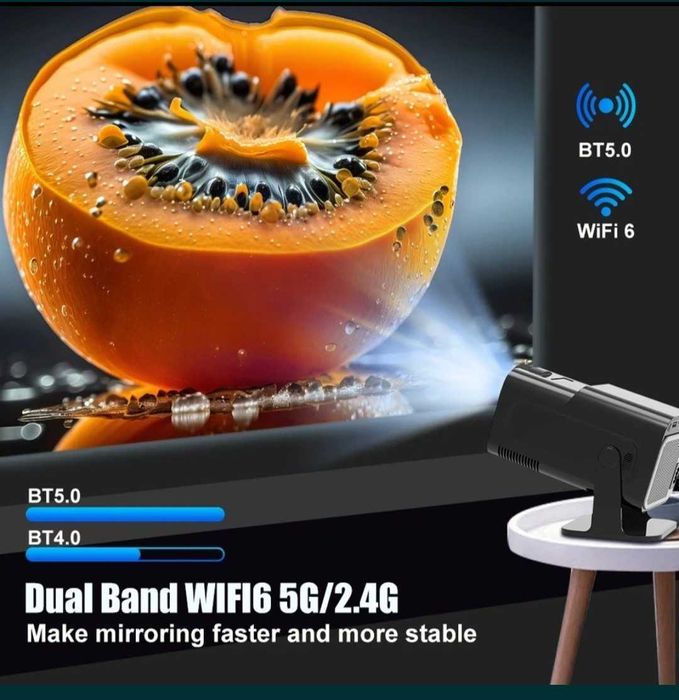 Projetor magcubic Android 11 e de 390 Ansi lumens