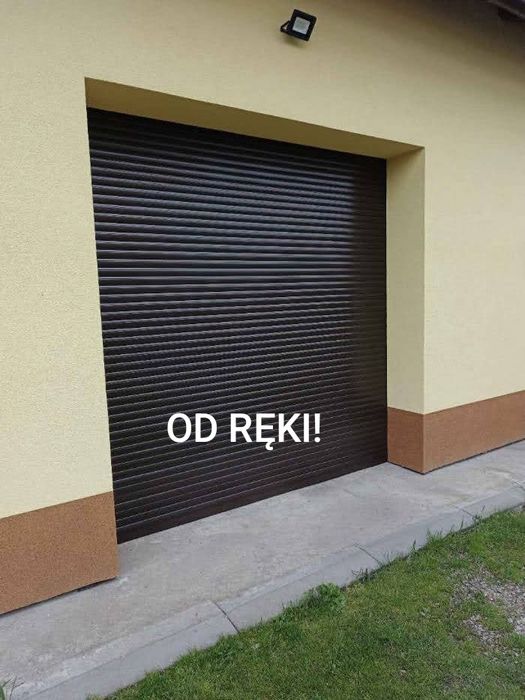 Brama  ROLOWANA garażowa z napędem ocieplana na otwór 280*280 i inne od ręki