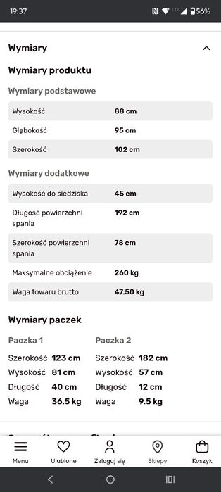 Sofa jednoosobowa Safuri Agata