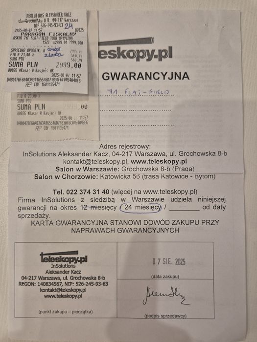 Teleskop Askar 71f
