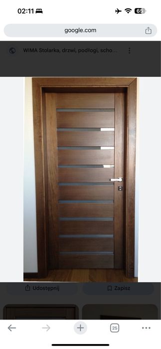 Drzwi wewnetrzne drewniane sosnowe jesionowe debowe