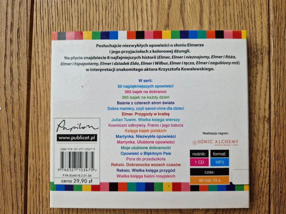 Elmer przygody w kratkę cd audiobook