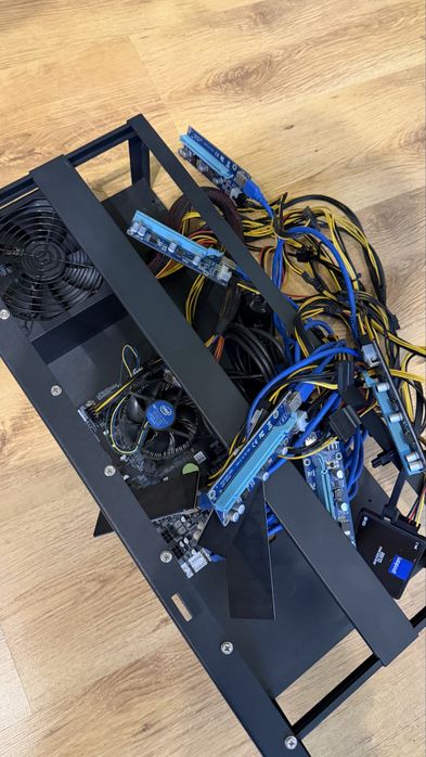 Platforma miningowa (rig) – kompletna bez GPU