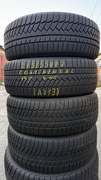 Резина 215/55 r17 зима Continental в ідеальному стані