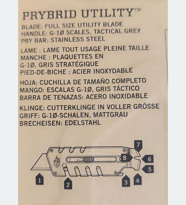 Мультітул  пасатіжи гербер і ніж набір