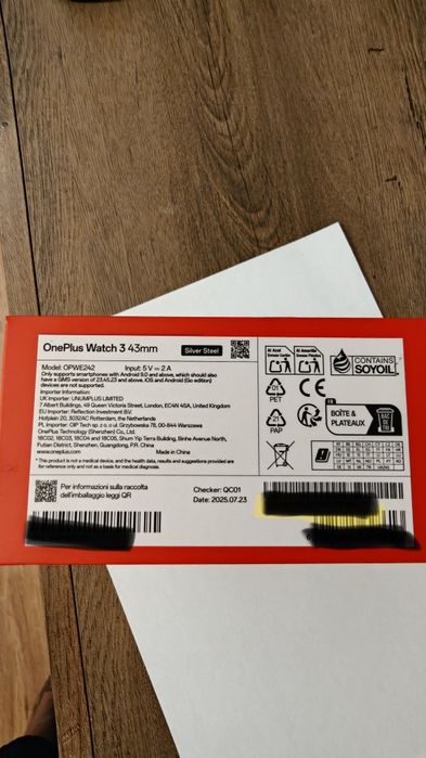 One Plus watch 3 43MM