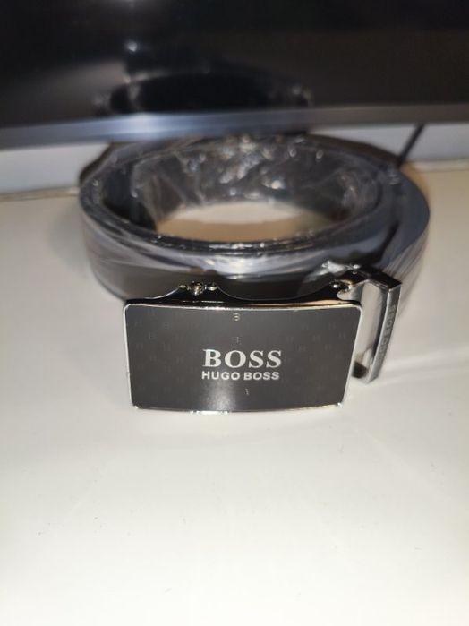 Pasek męski skórzany Hugo Boss