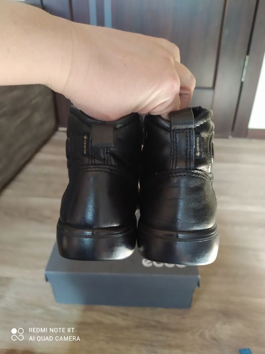 Ecco 35 36 ботинки на хлопчика весняні черевики високі кеди взуття есс