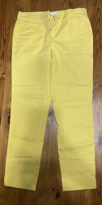 spodnie żółte