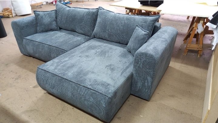 Narożnik Berlin 255x160 Sztruks dostawa 5-7 dni Funkcja Spania