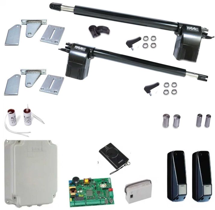 FAAC 414 Alfa Standard - zestaw do bramy skrzydłowej do 3m